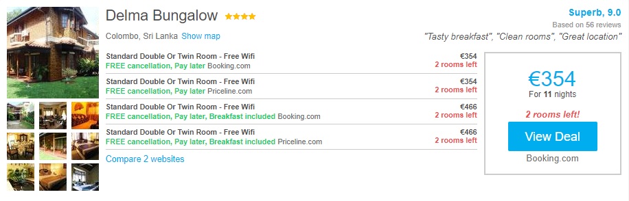 holiday package in sri lanka from europe countries