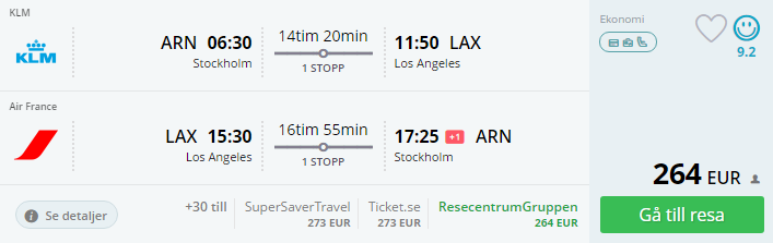 one way ticket to lax