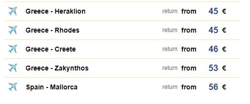 LAST MINUTE flights from Poland to GREECE
