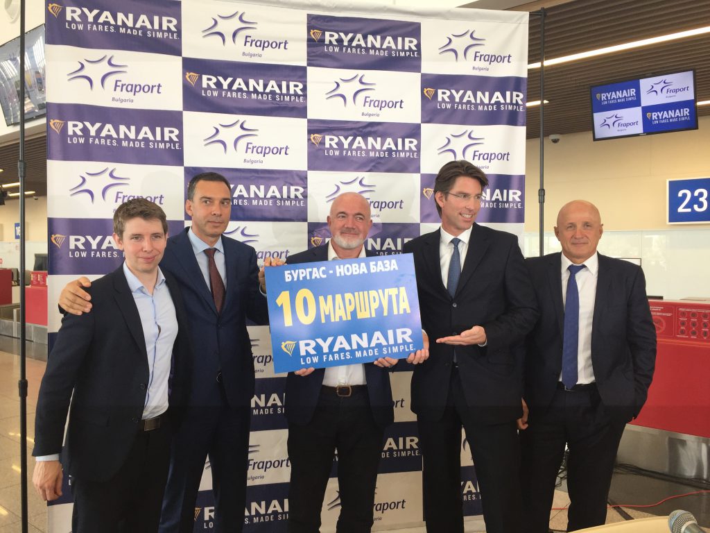 RYANAIR announces 15 NEW ROUTES BULGARIA