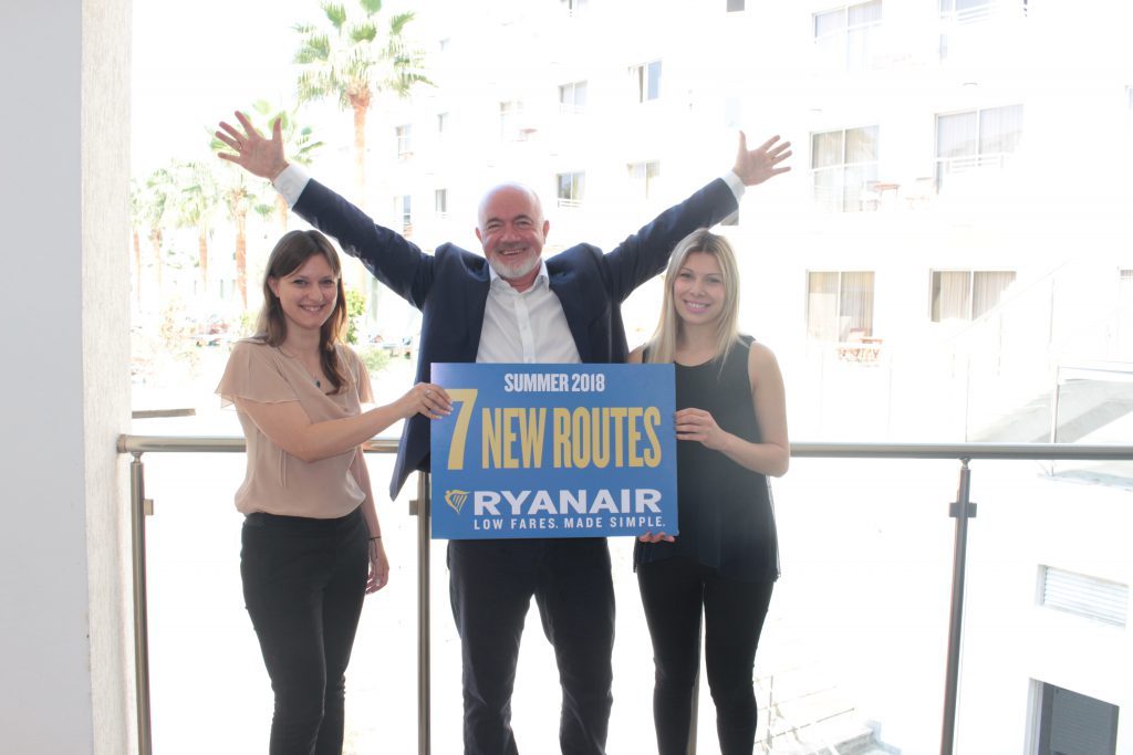RYANAIR announces 7 NEW ROUTES to CYPRUS