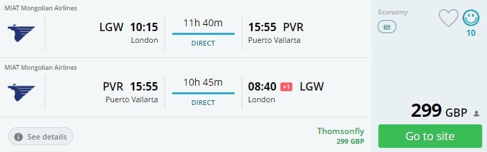 cheap flights london mexico
