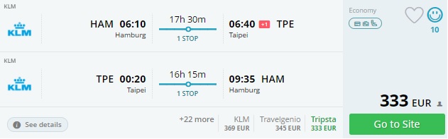 cheap flights germany taiwan