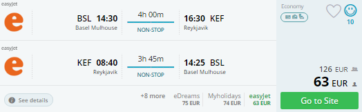 switzerland to iceland