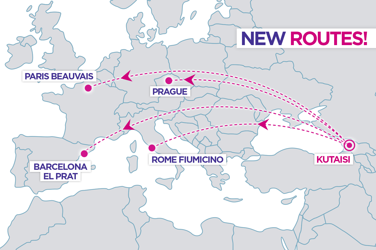 New WizzAir routes