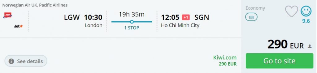 LAST MINUTE Flights to VIETNAM from London