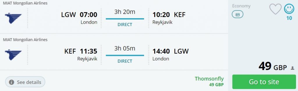 LAST MINUTE flights to ICELAND from the UK