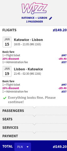 Poland to Lisbon