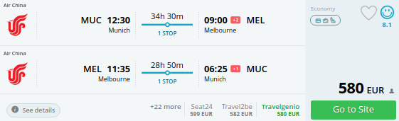 from Munich to Melbourne,