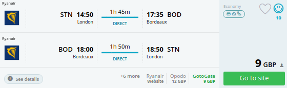london to france