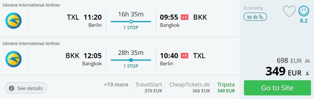 cheap flights berlin thailand