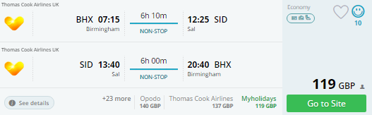 uk to cape verde