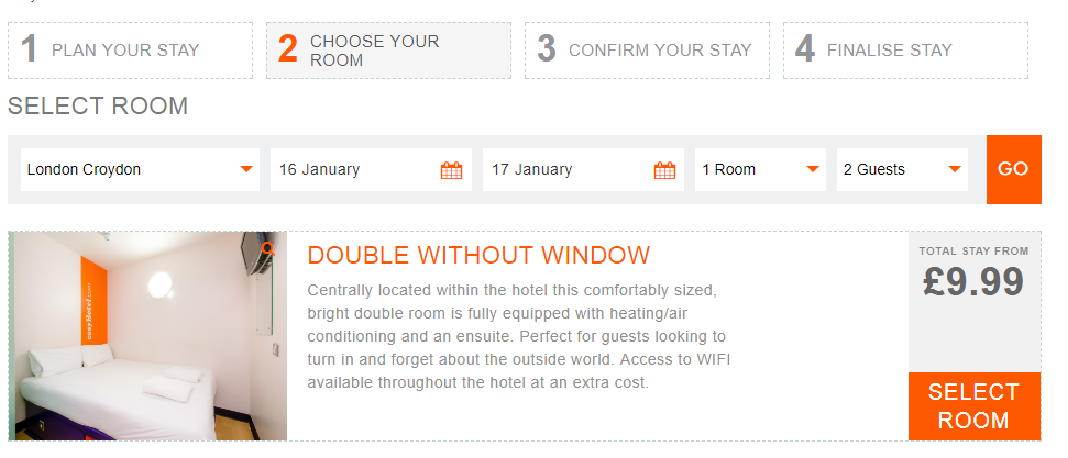 EasyHotel BLACK FRIDAY SALE 2017
