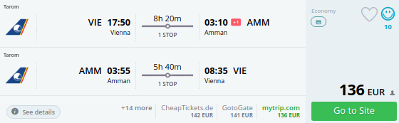 flights to jordan