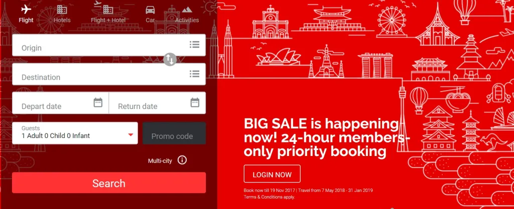 airasia free seat sale