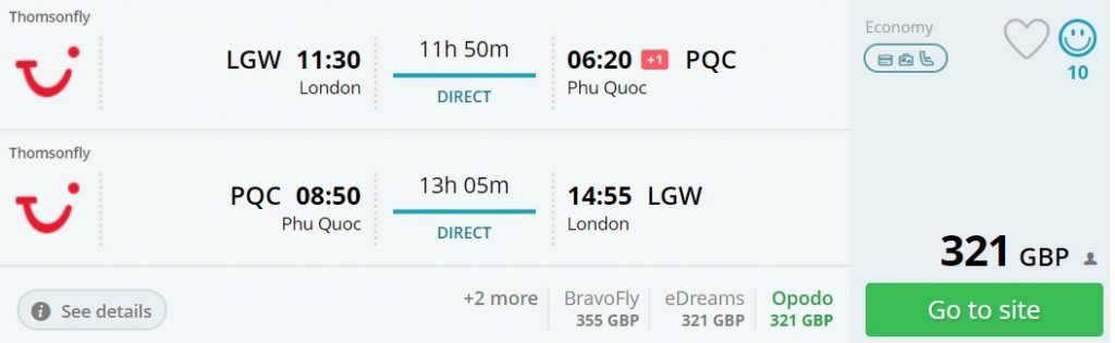last minute flights london vietnam