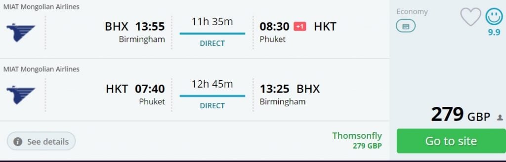 cheap flights birmingham phuket