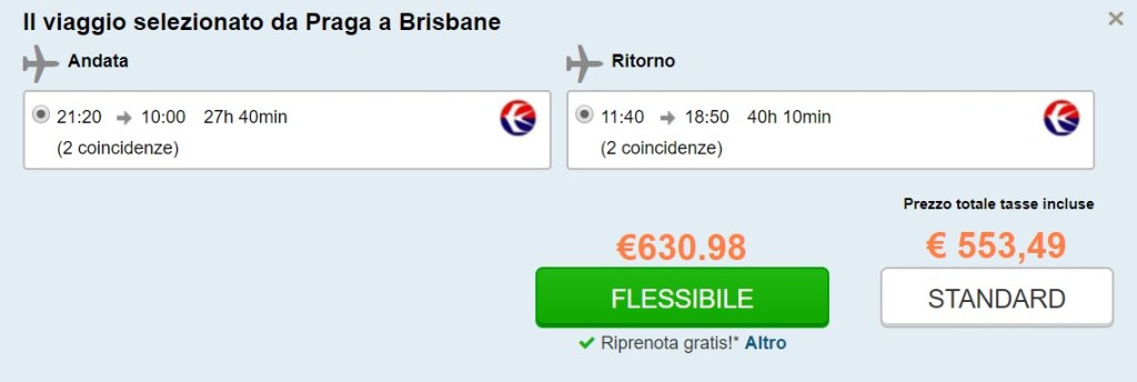 cheap flights from prague to australia