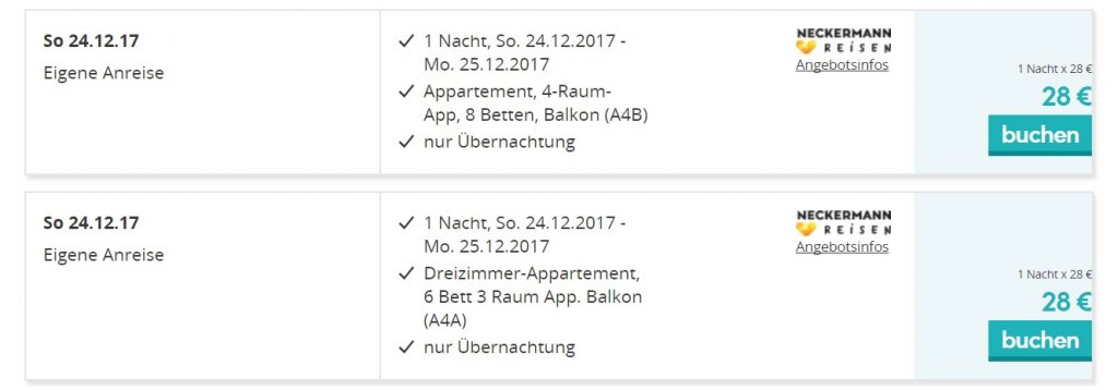 hotel error fare in austria
