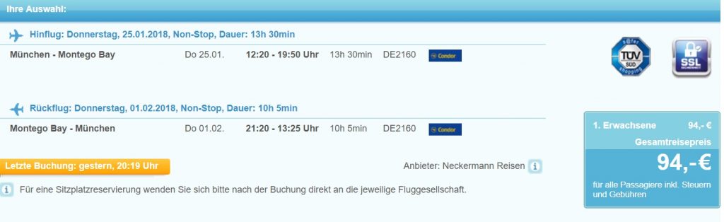 error fare germany jamaica