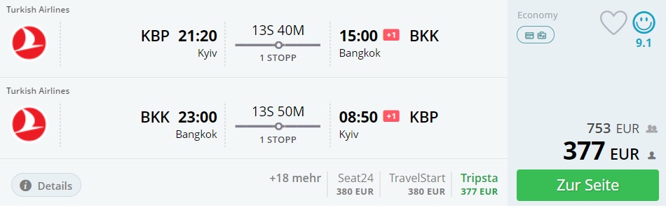 kyiv bangkok thailand
