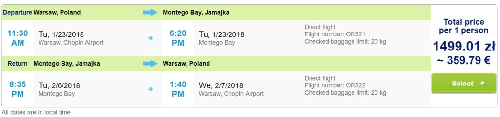 last minute flights warsaw panama