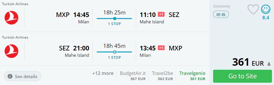 milan seychelles
