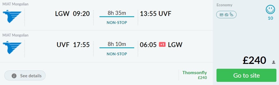 non stop flights to saint lucia from london uk