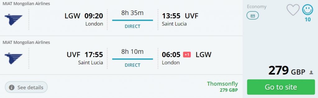 non stop flights uk cuba