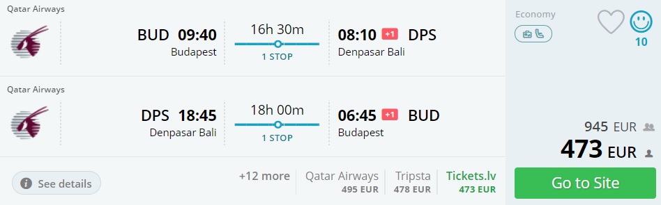 summer cheap flights from budapest to bali