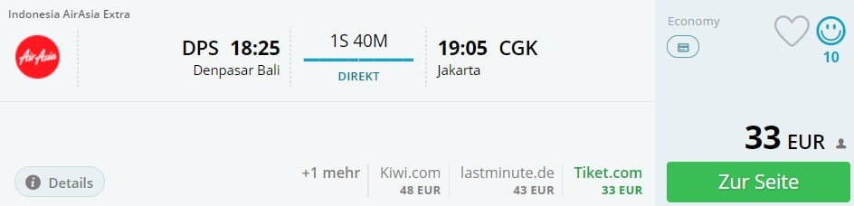 bali jakarta