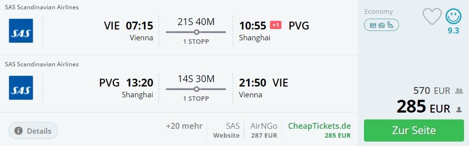vienna shanghai