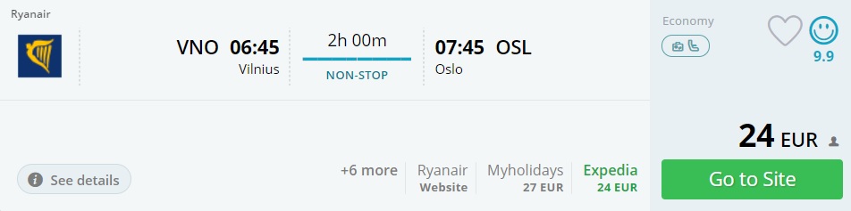 vilnius oslo