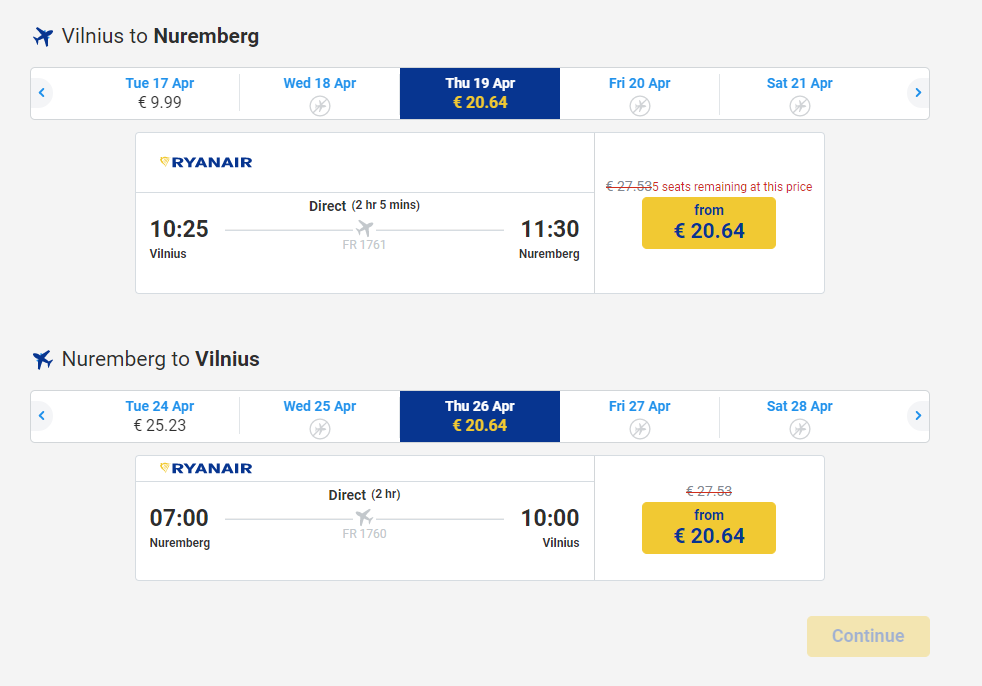 Ryanair SPRING SALE