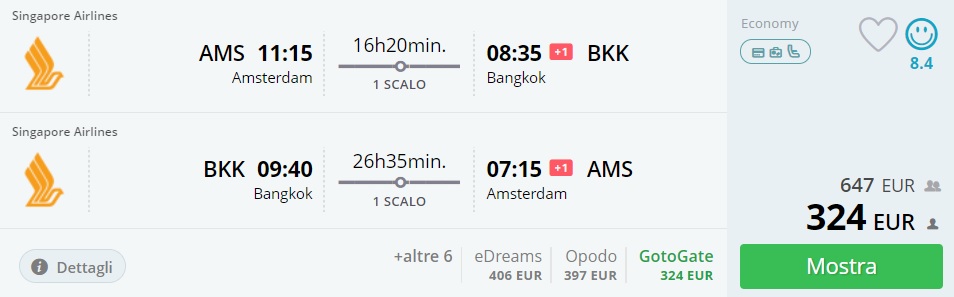 cheap flights amsterdam bangkok thailand