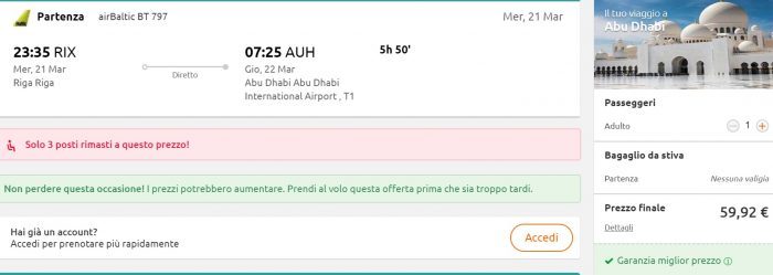 flights to abu dhabi from riga