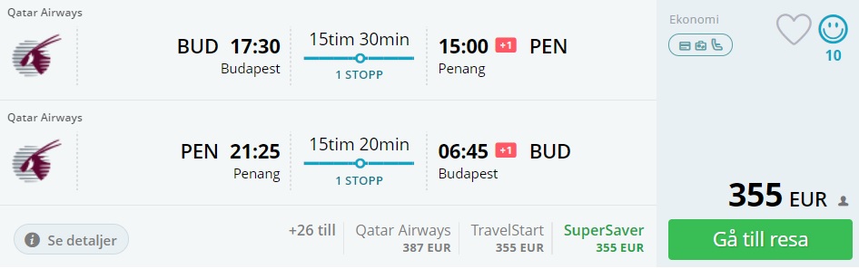 flights to malaysia from budapest
