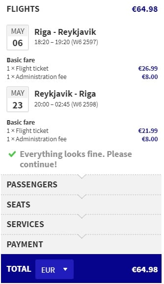 riga reykjavik