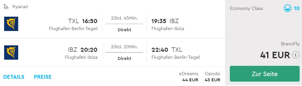 cheap summer flights berlin ibiza