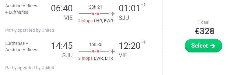 CHEAP Flights from Vienna to Puerto Rico