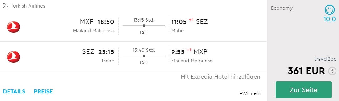 cheap flights milan seychelles