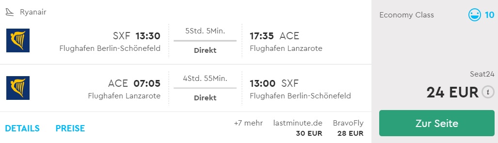 cheap summer flights germany canary islands