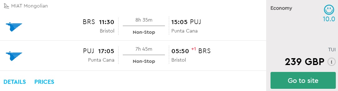 last minute flights uk dominican republic