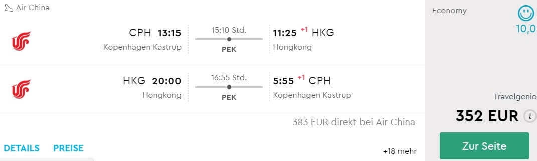 cheap flights copenhagen hong kong