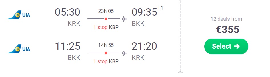 krakow bangkok thailand