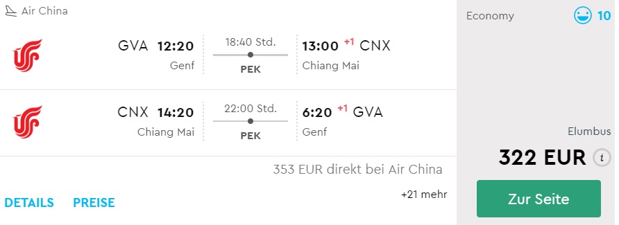 cheap flights geneva chiang mai thailand