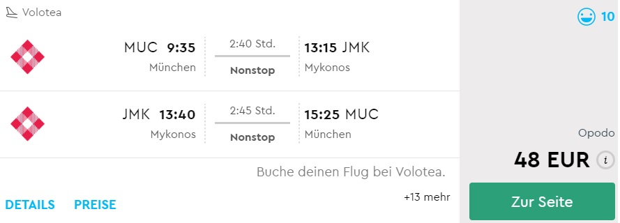 cheap flights to mykonos from munich germany