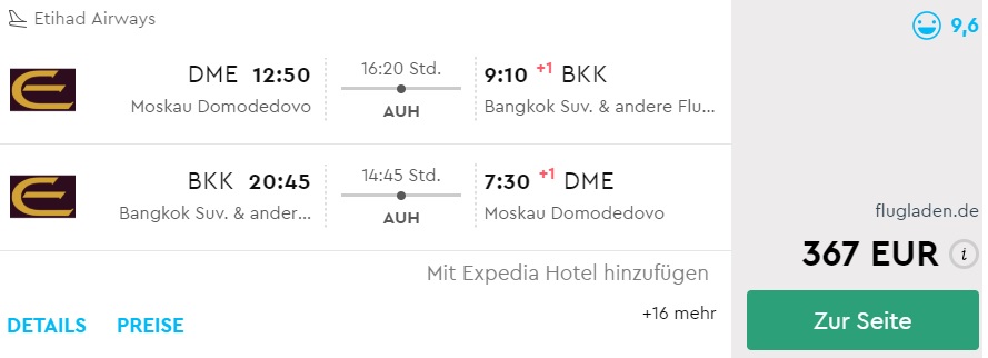 etihad airways cheap flights to thailand from moscow