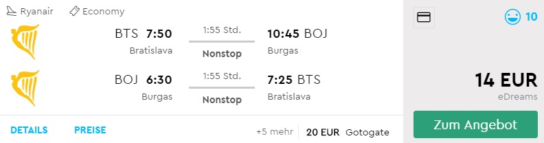 bratislava burgas