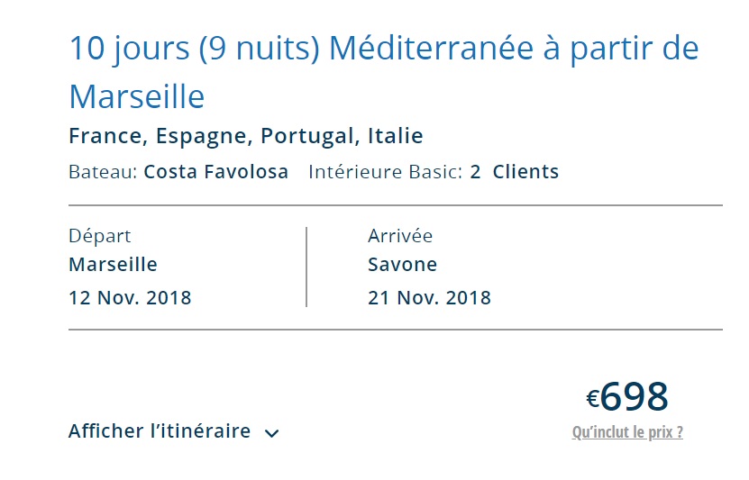full board cruise from marseille france